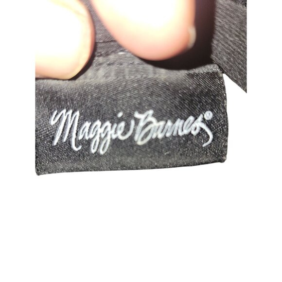 MAGGIE BARNES Plus Size 5X Black & Gray Animal Print Long Sleeve Tunic Top With - Picture 7 of 7